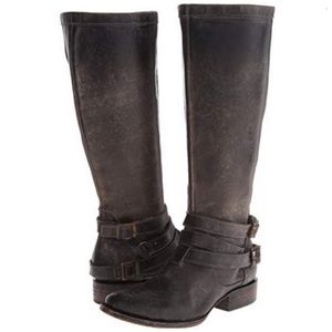 Freebird | Distressed "Irish" Riding Knee Boots
